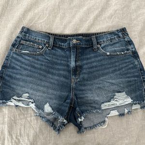 Aerie Dark Denium Shorts with Band